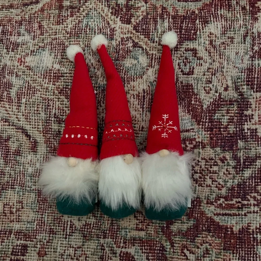 Set of Three tiny Christmas Gnomes 🎄